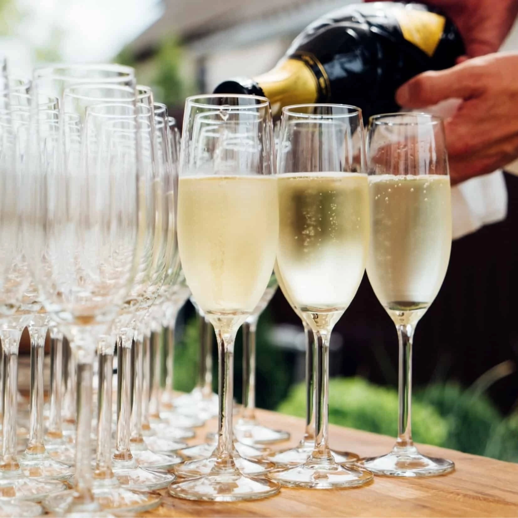 Enjoy a Champagne toast at your celebration