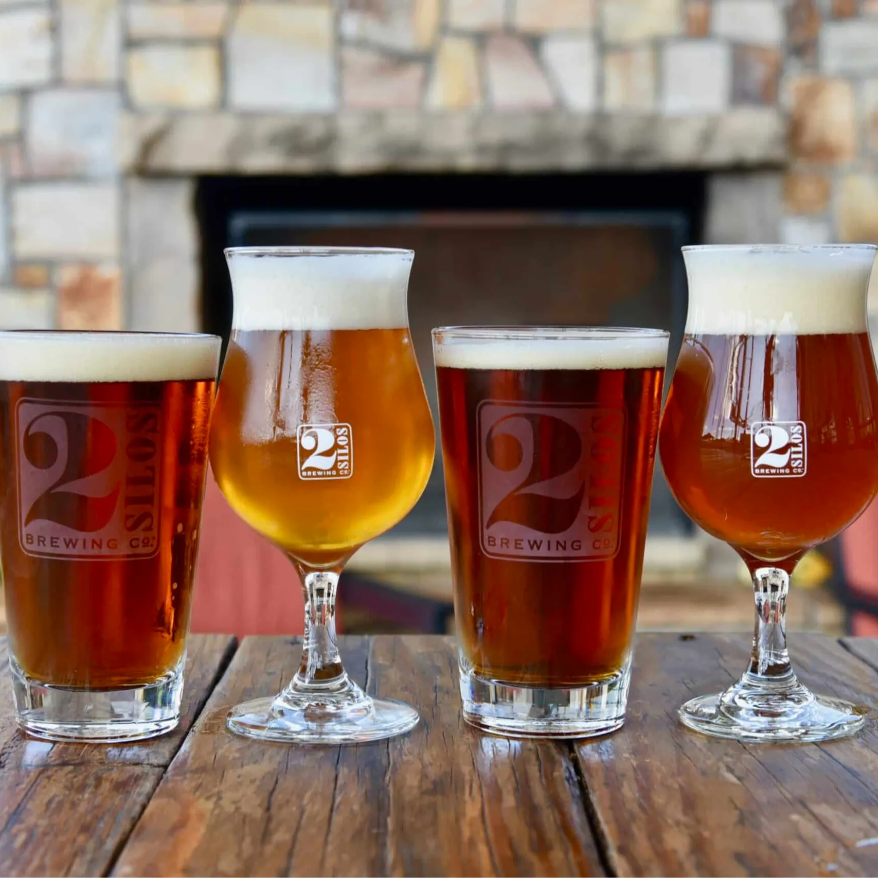 Craft beer provided by our sister brewery - 2 Silos Brewing Co.