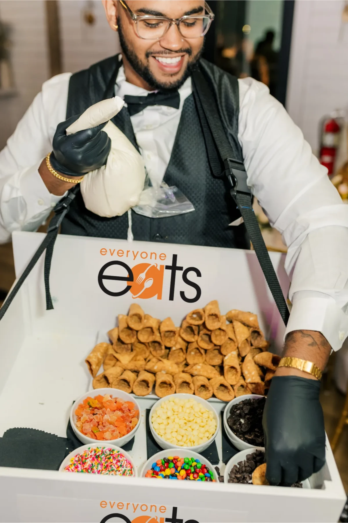 Our fun roaming cannoli bar