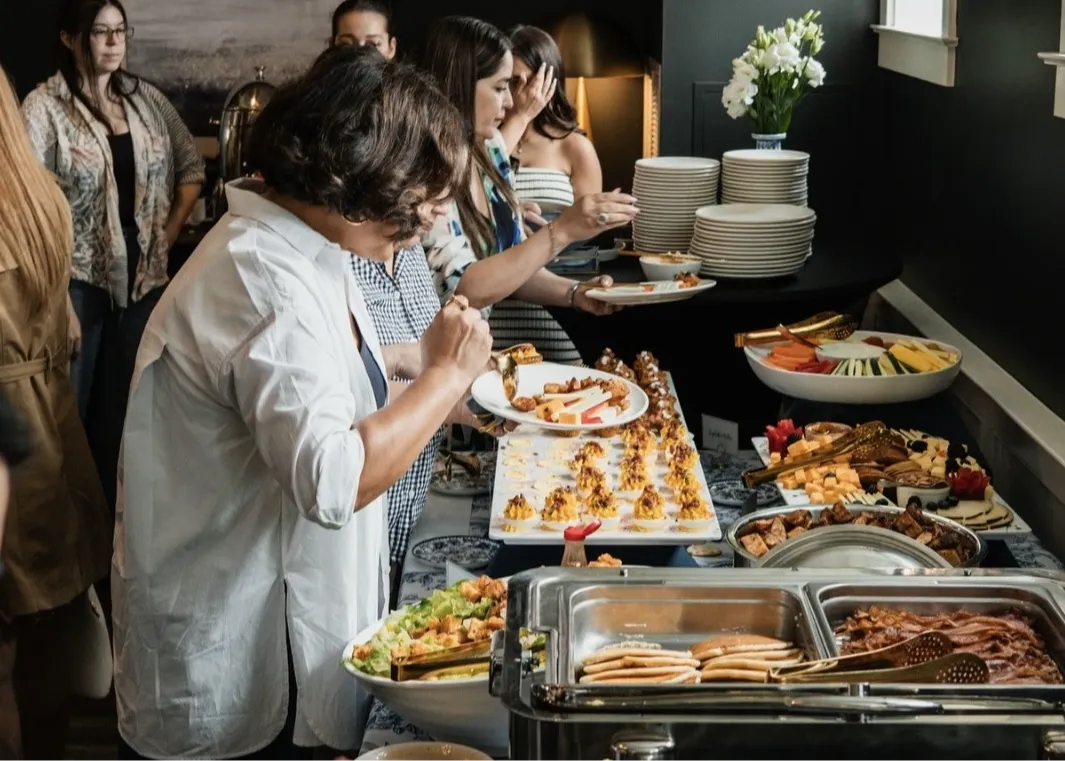 A lovely day-of-wedding breakfast buffet